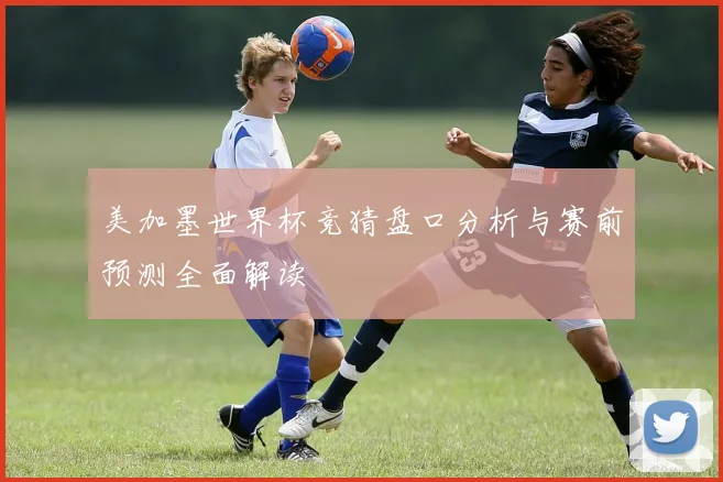 美加墨世界杯竞猜盘口分析与赛前预测全面解读